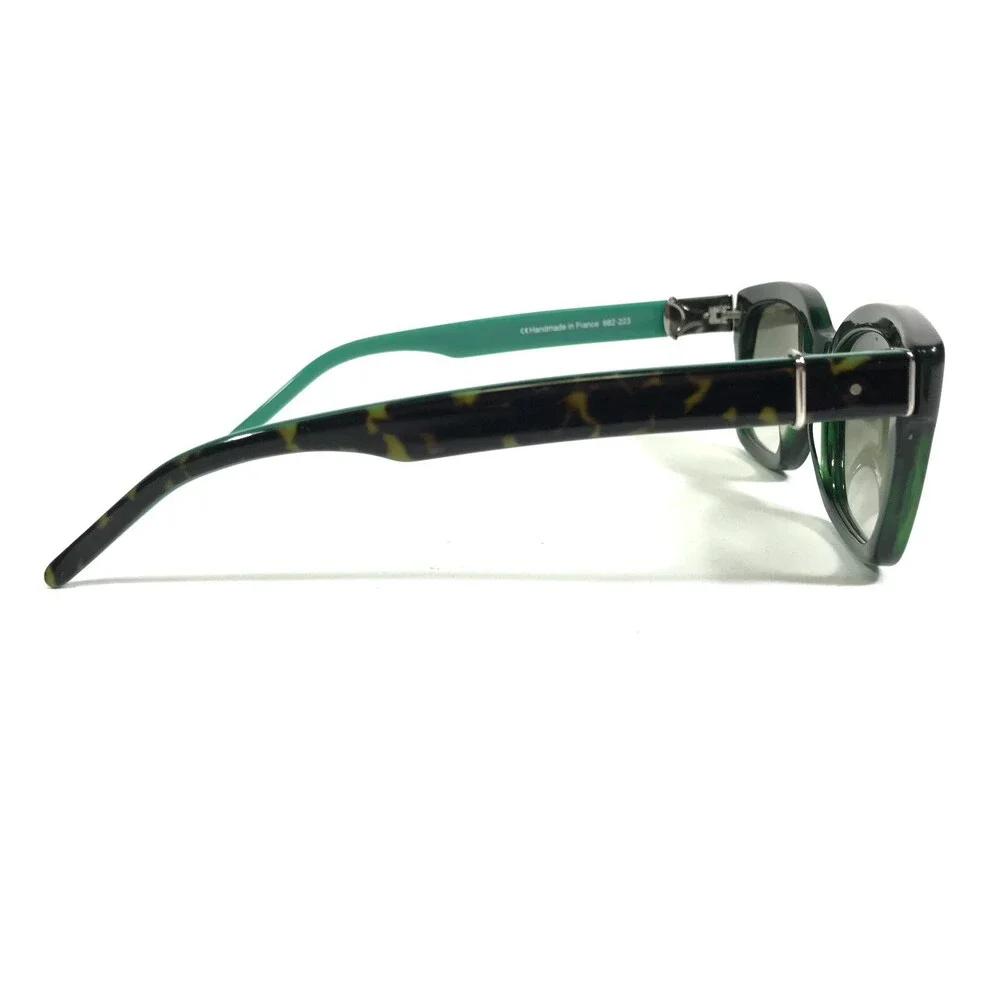 Robert Marc Sunglasses 682-223 Green Tortoise Rectangular Frames w/ Green Lenses